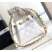 Chanel 25 Mini Handbag C5631A-white