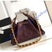 Chanel 25 Mini Handbag C5631A-wine