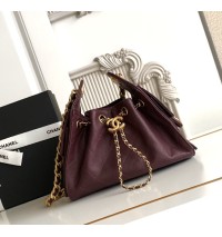 Chanel 25 Mini Handbag C5631A-wine
