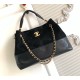 Chanel Small Tote C5634-black-black