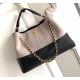 Chanel Small Tote C5634-black-grey