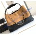 Chanel Small Tote C5634-black-tan