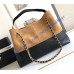 Chanel Small Tote C5634-black-tan