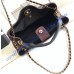 Chanel Small Tote C5634-black-wine