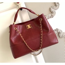 Chanel Small Tote C5634-red