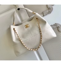 Chanel Small Tote C5634-white
