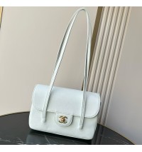 Chanel Small Flap Bag C6130-white