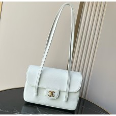 Chanel Small Flap Bag C6130-white