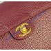 Chanel Maxi Flap bag C6231-A-wine