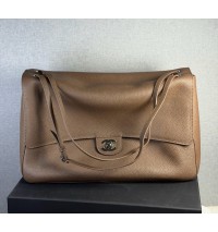 Chanel Maxi Flap bag C6233-B-camel
