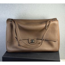 Chanel Maxi Flap bag C6233-B-camel