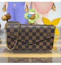 Louis Vuitton Damier Ebene Pochette Felicie N62032