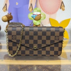 Louis Vuitton Damier Ebene Pochette Felicie N62032