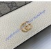 Gucci Bi-color GG Marmont wallet on chain GU497985-CA-beige