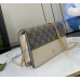 Gucci Bi-color GG Marmont wallet on chain GU497985-CA-beige