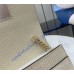 Gucci Bi-color GG Marmont wallet on chain GU497985-CA-beige