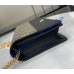 Gucci Bi-color GG Marmont wallet on chain GU497985-CA-black
