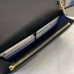 Gucci Bi-color GG Marmont wallet on chain GU497985-CA-black