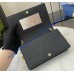 Gucci Bi-color GG Marmont wallet on chain GU497985-CA-black