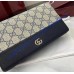 Gucci Bi-color GG Marmont wallet on chain GU497985-CA-dark-blue