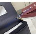 Gucci Bi-color GG Marmont wallet on chain GU497985-CA-dark-blue