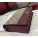 Gucci Bi-color GG Marmont wallet on chain GU497985-CA-wine