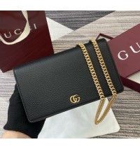 Gucci GG Marmont wallet on chain GU497985-black