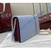Gucci GG Marmont wallet on chain GU497985-light-blue