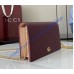 Gucci GG Marmont wallet on chain GU497985-wine