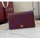 Gucci GG Marmont wallet on chain GU497985-wine