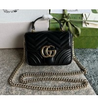 Gucci GG Marmont mini top handle bag GU811238-black