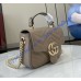 Gucci GG Marmont mini top handle bag GU811238-tan