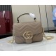 Gucci GG Marmont mini top handle bag GU811238-tan