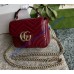 Gucci GG Marmont mini top handle bag GU811238-wine