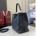 Gucci GG Emblem medium leather bucket bag GU815103-L-black