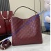 Gucci GG Emblem medium leather bucket bag GU815103-L-wine