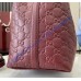Gucci GG Emblem medium leather bucket bag GU815103-L-wine
