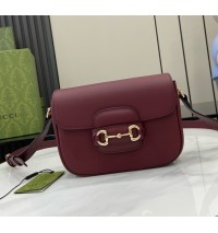 Gucci Horsebit 1955 Soft Small shoulder bag GU815205-L-wine
