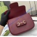 Gucci Horsebit 1955 Soft Small shoulder bag GU815205-L-wine