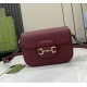 Gucci Horsebit 1955 Soft Small shoulder bag GU815205-L-wine
