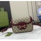 Gucci Horsebit 1955 Soft Small shoulder bag GU815205-wine