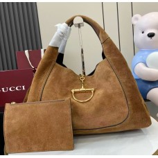 Gucci Softbit maxi shoulder bag GU837466-G-brown
