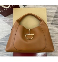 Gucci Softbit maxi shoulder bag GU837466-brown