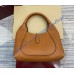 Gucci Softbit Medium Top Handle Bag GU837467-brown