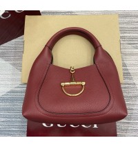 Gucci Softbit Medium Top Handle Bag GU837467-wine