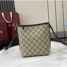 Gucci GG Emblem nano bucket bag GU847090-CA-black
