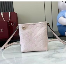 Gucci GG Emblem nano bucket bag GU847090-L-pink