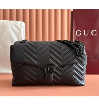 Gucci GG Marmont large shoulder bag GU850659-black