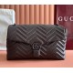 Gucci GG Marmont large shoulder bag GU850659-dark-brown