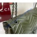 Gucci GG Marmont large shoulder bag GU850659-dark-green
